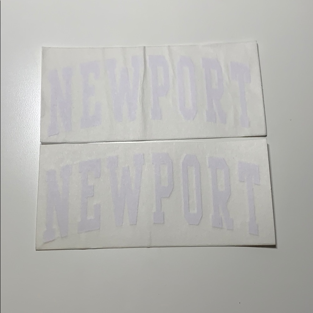 2 BRAND NEW brandy melville newport stickers